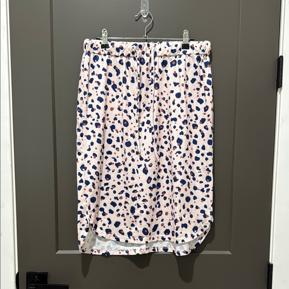 Tickled Teal Drawstring Pencil Skirt